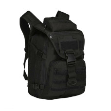 Рюкзак тактичний армійський багатофункціональний з водонепроникної тканини Оксфорд 36л AOKALI Outdoor A18 Чорний