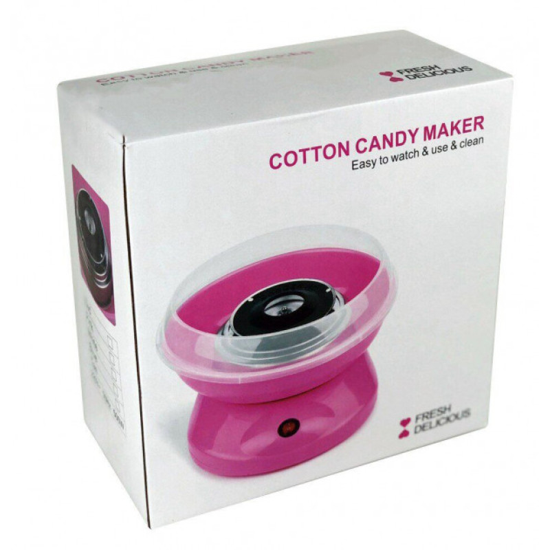 Домашній апарат для виготовлення цукрової вати 500Вт Carnival Cotton Candy Maker Рожевий (CH782)