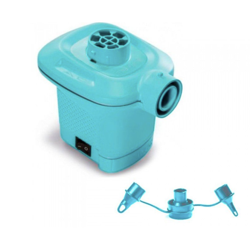 Мережевий електричний насос для матраса і надувних виробів Intex 58640, синій