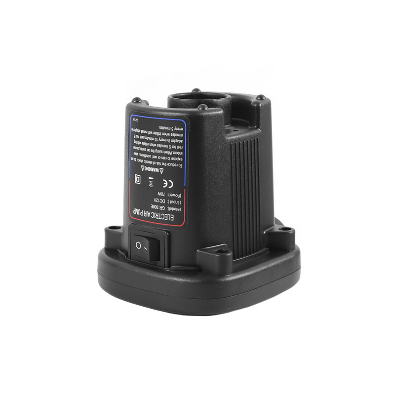 Автомобільний насос Lesko компресор для матраців і човнів Lesko GR-380E 12В 70ВТ Чорний