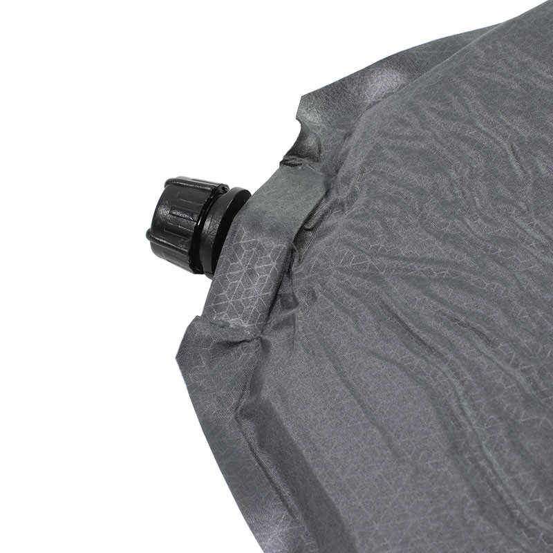 Автомобільний матрац надувний двомісний з підголовниками ПВХ у багажник 188*132*5 см Lesko DZ-1 Black/Grey