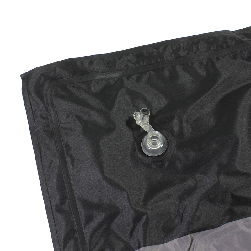 Автомобільний матрац надувний двомісний з підголовниками ПВХ у багажник 188*132*5 см Lesko DZ-1 Black/Grey