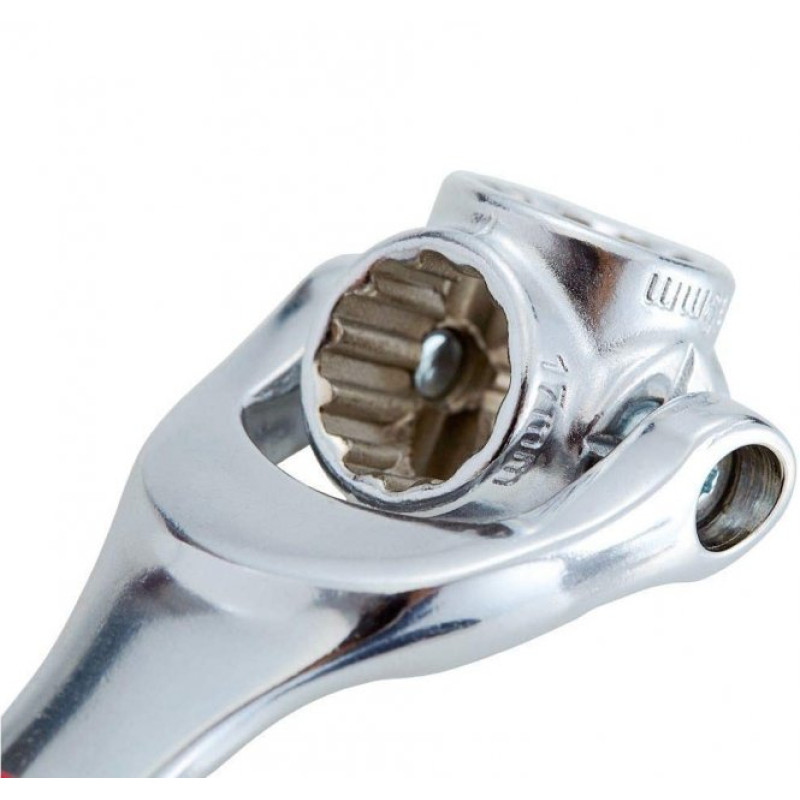 Універсальний багатофункціональний гайковий торцевий ключ - мультитул 48в1 Universal Wrench TM-38/WJ-02 Black/Red