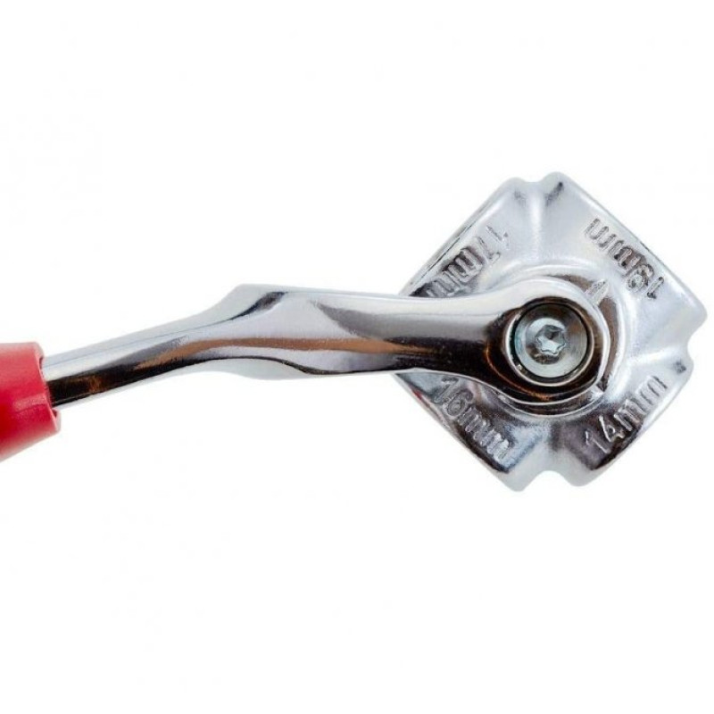 Універсальний багатофункціональний гайковий торцевий ключ - мультитул 48в1 Universal Wrench TM-38/WJ-02 Black/Red