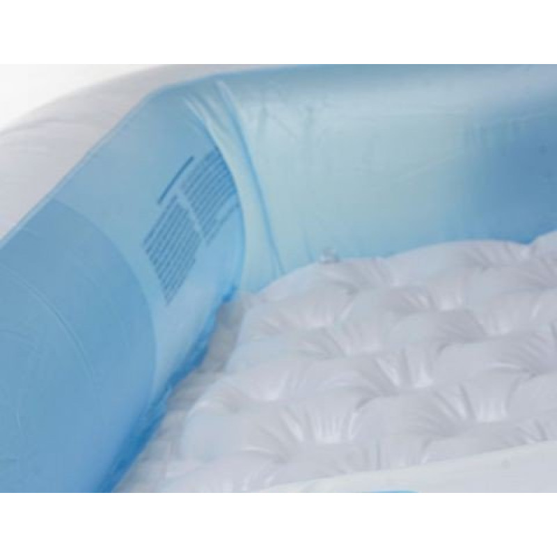 Надувний басейн дитячий від 2 років Intex 57403 166х100х28см з надувним дном 90л Блакитний
