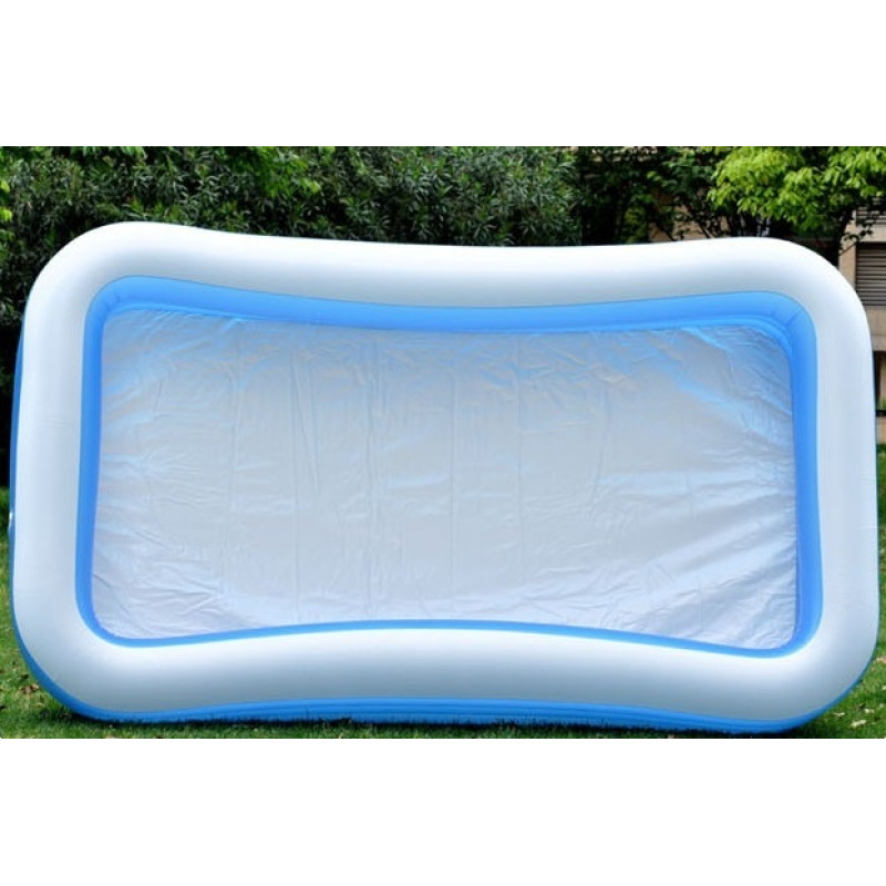 Надувний басейн дитячий Intex 58485 Тропічний риф 305х183х56см 1020л 3 камери Синій