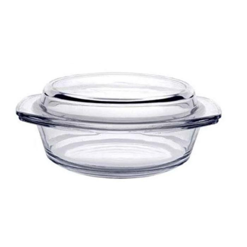 Набір скляних каструль 4 шт. з кришками "Stenson" MS-0081 Термоскло каструлі 0.75/1.0/1.5/2.0л