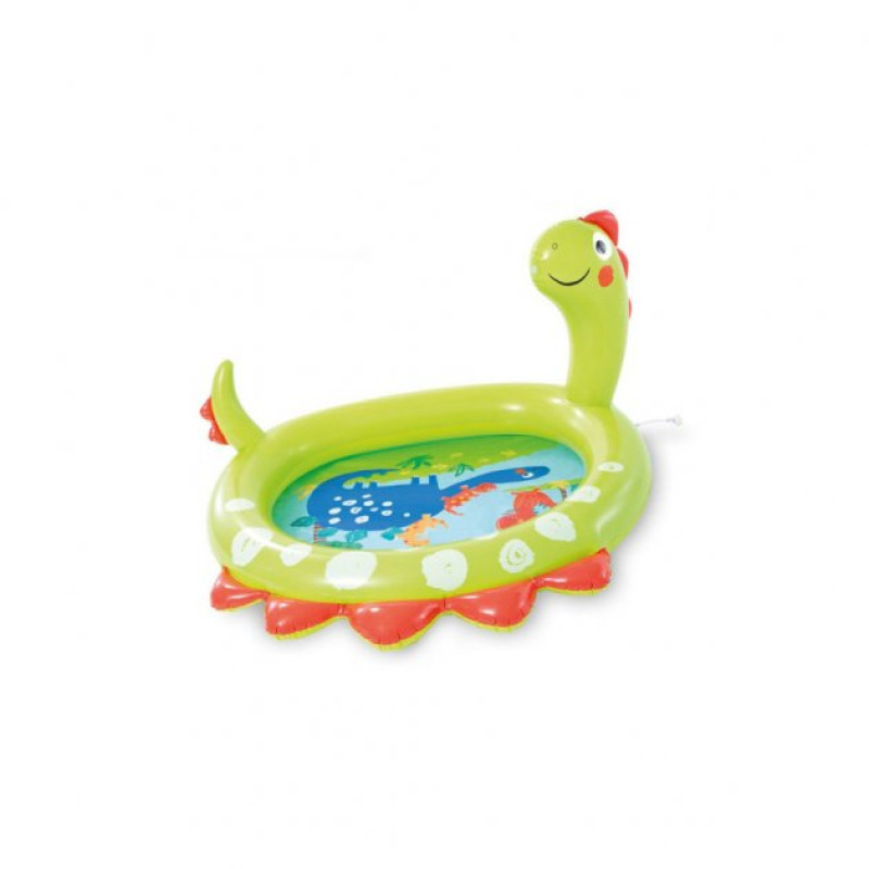 Надувний басейн дитячий від 2 років Intex 58437 Діно 119х109х66см 68л з фонтаном Зелений