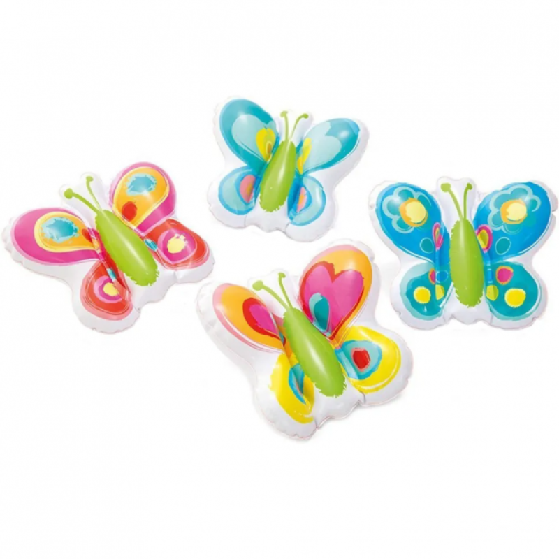 Надувний ігровий центр басейн дитячий від 2 років Intex 57154 Мій сад 290х180х104см 450л з гіркою, фонтаном та надувними іграшками Різнокольоровий