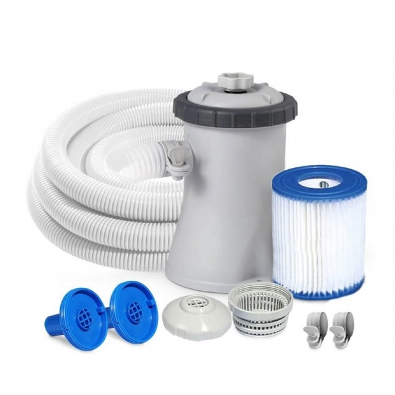 Каркасний басейн сімейний Intex 28208 305x76см 4485л з насосом-фільтром 1250л/год Синій Каркасний басейн сімейний Intex 28208 305x76см 4485л з насосом-фільтром 1250л/год Синій