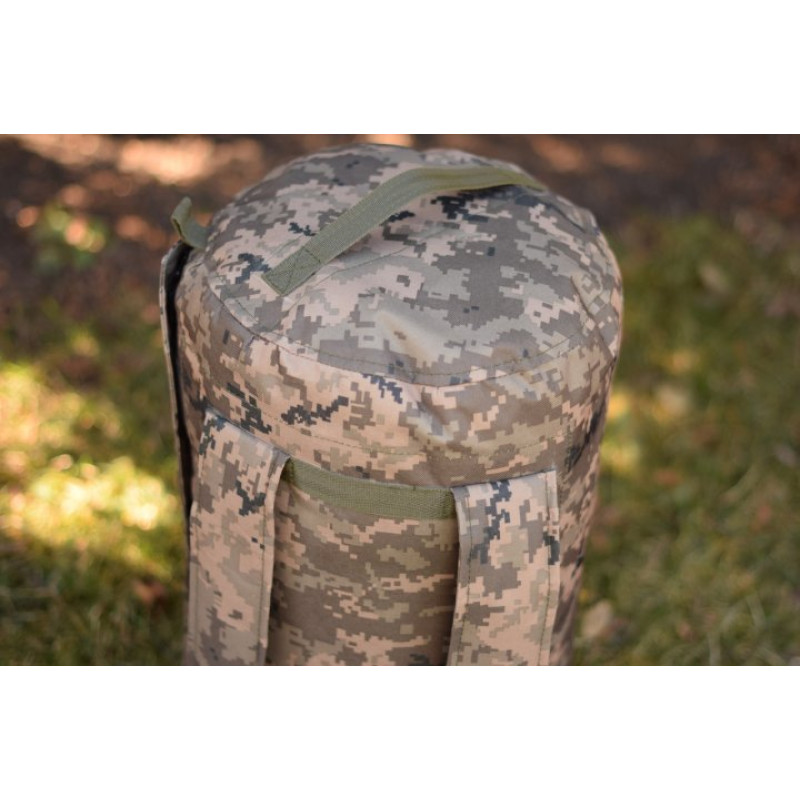 Тактичний баул-рюкзак з водонепроникною кишенею 35л Оксфорд 600D Піксель