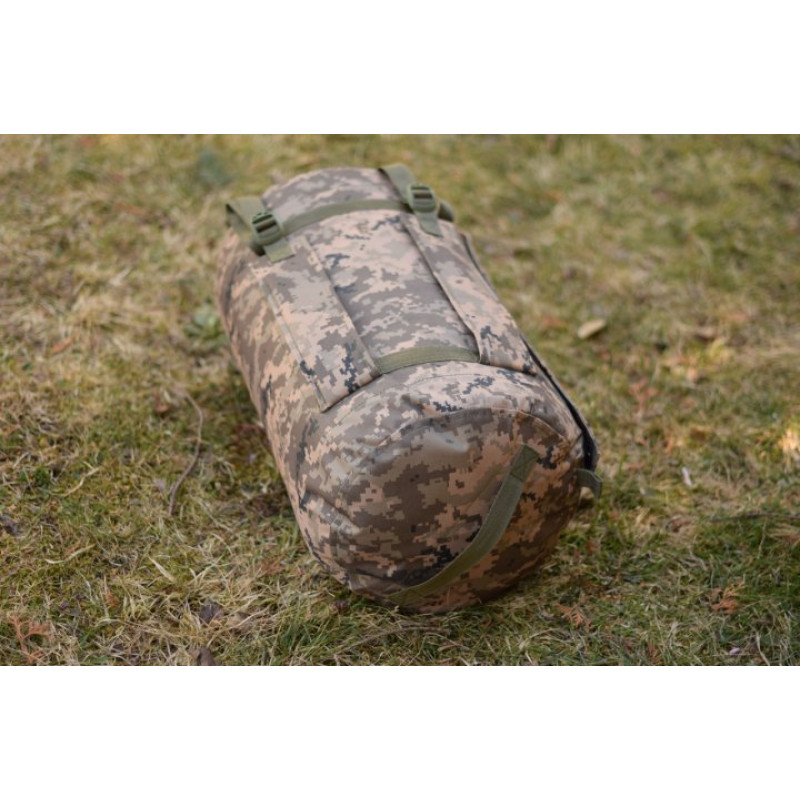 Тактичний баул-рюкзак з водонепроникною кишенею 35л Оксфорд 600D Піксель