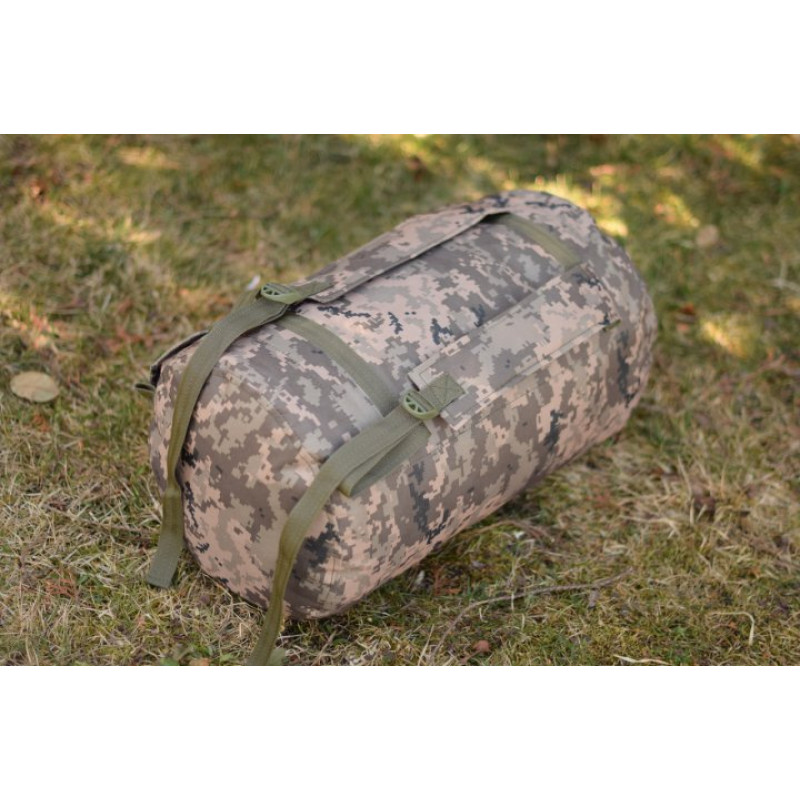 Тактичний баул-рюкзак з водонепроникною кишенею 35л Оксфорд 600D Піксель