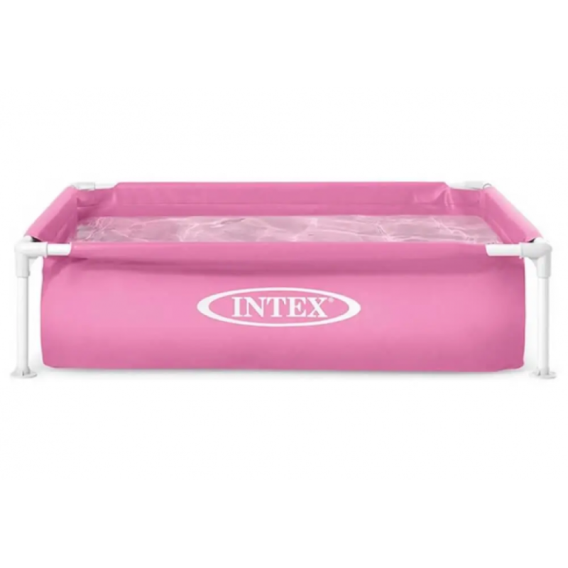 Каркасний басейн дитячий від 3 років Intex 57172 PN 122х122х30см 337л Рожевий