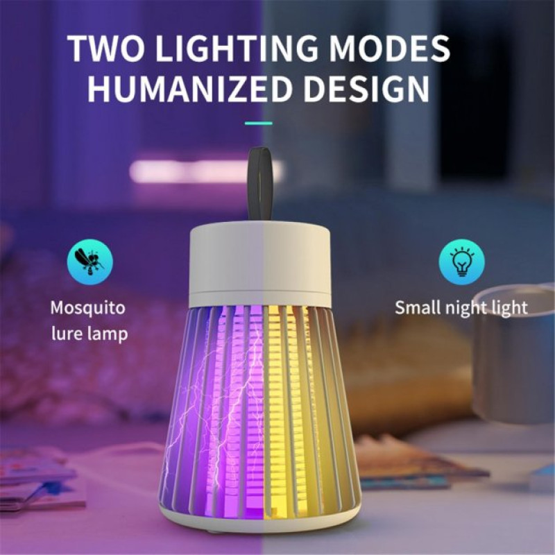 Знищувач комах YG-002 лампа антимоскітна пластикова до 25м2 5Вт 12.5х9см 130г Grey Знищувач комах YG-002 лампа антимоскітна пластикова до 25м2 5Вт 12.5х9см 130г Grey