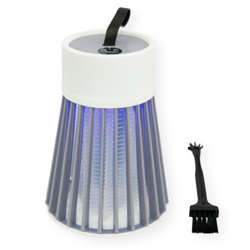 Знищувач комах YG-002 лампа антимоскітна пластикова до 25м2 5Вт 12.5х9см 130г Grey Знищувач комах YG-002 лампа антимоскітна пластикова до 25м2 5Вт 12.5х9см 130г Grey