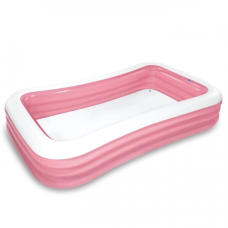 Надувний басейн дитячий від 6 років Intex 58487 305х183х56см 1050л 3 камери Рожевий