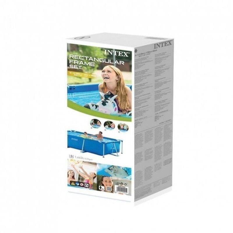 Каркасний басейн сімейний Intex 28270 220х150х60см 1662л Синій