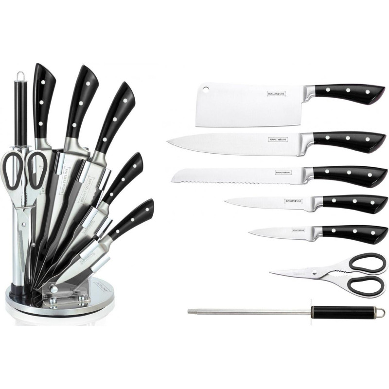 Набір кухонних ножів на підставці EDENBERG EB-3619 (9 предметів) Набір кухонних ножів на підставці EDENBERG EB-3619 (9 предметів)