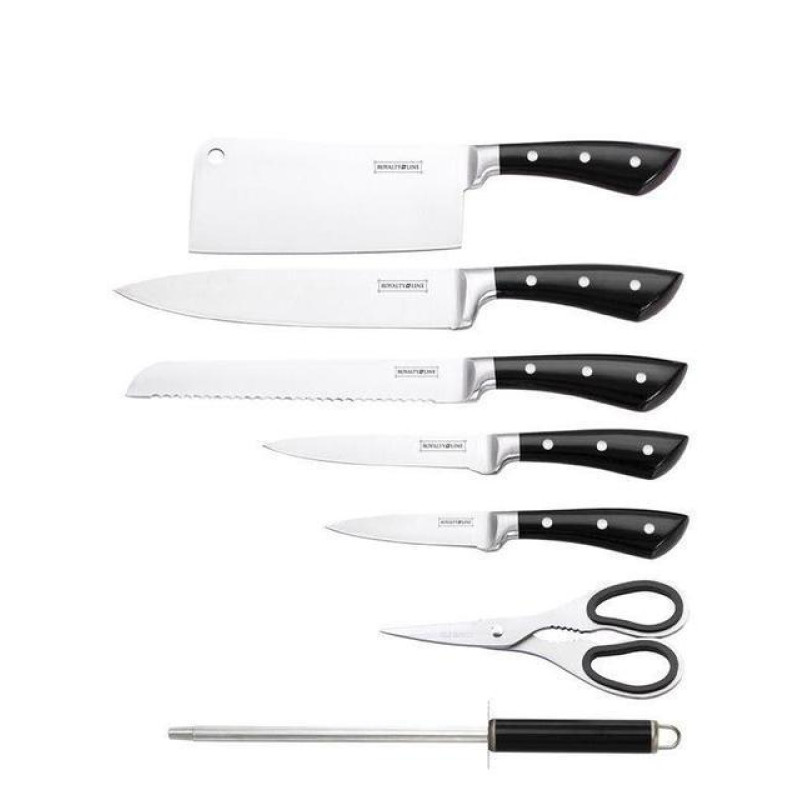 Набір кухонних ножів на підставці EDENBERG EB-3619 (9 предметів) Набір кухонних ножів на підставці EDENBERG EB-3619 (9 предметів)