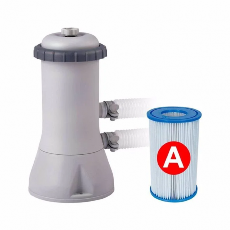 Надувний басейн наливний сімейний Intex 28132 366х76см 5621л від 6 років з фільтром-насосом Синій