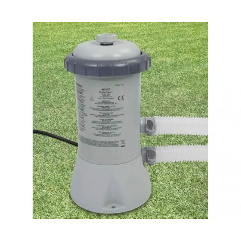 Надувний басейн наливний сімейний Intex 28122 305х76см 3854л від 6 років з фільтром-насосом Синій