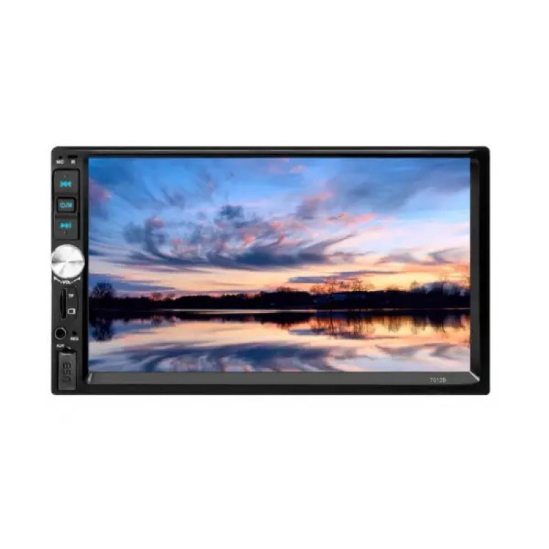 Автомагнітола 2DIN з сенсорним дисплеєм 7" з пультом керування та підтримкою камери заднього виду Bluetooth USB microSD 7018B Чорний Автомагнітола 2DIN з сенсорним дисплеєм 7" з пультом керування та підтримкою камери заднього виду Bluetooth USB microSD 7018B Чорний