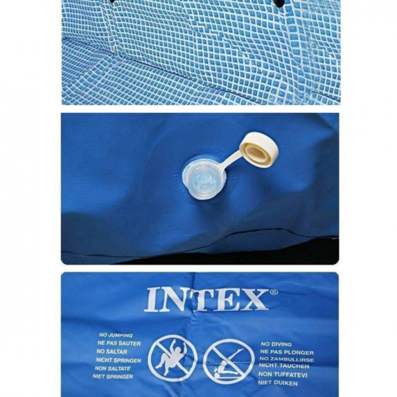 Каркасний басейн сімейний Intex 28273 450х220х84см 7127л Синій