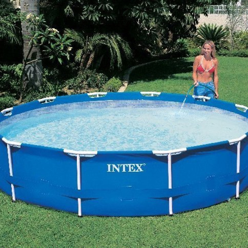 Каркасний басейн сімейний Intex 28210 366х76см 6503л Синій