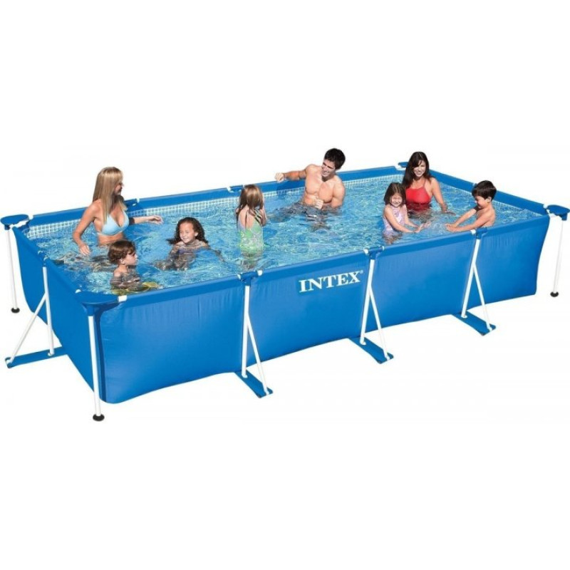 Каркасний басейн сімейний Intex 28273 450х220х84см 7127л Синій
