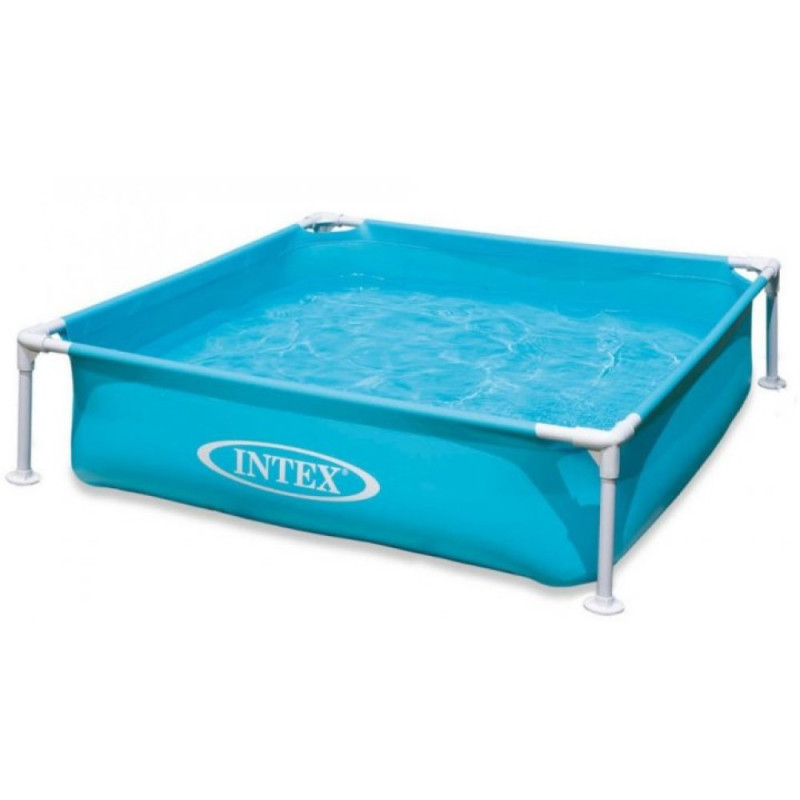 Каркасний басейн дитячий від 3 років Intex 57173 122х122х30см 337л Блакитний