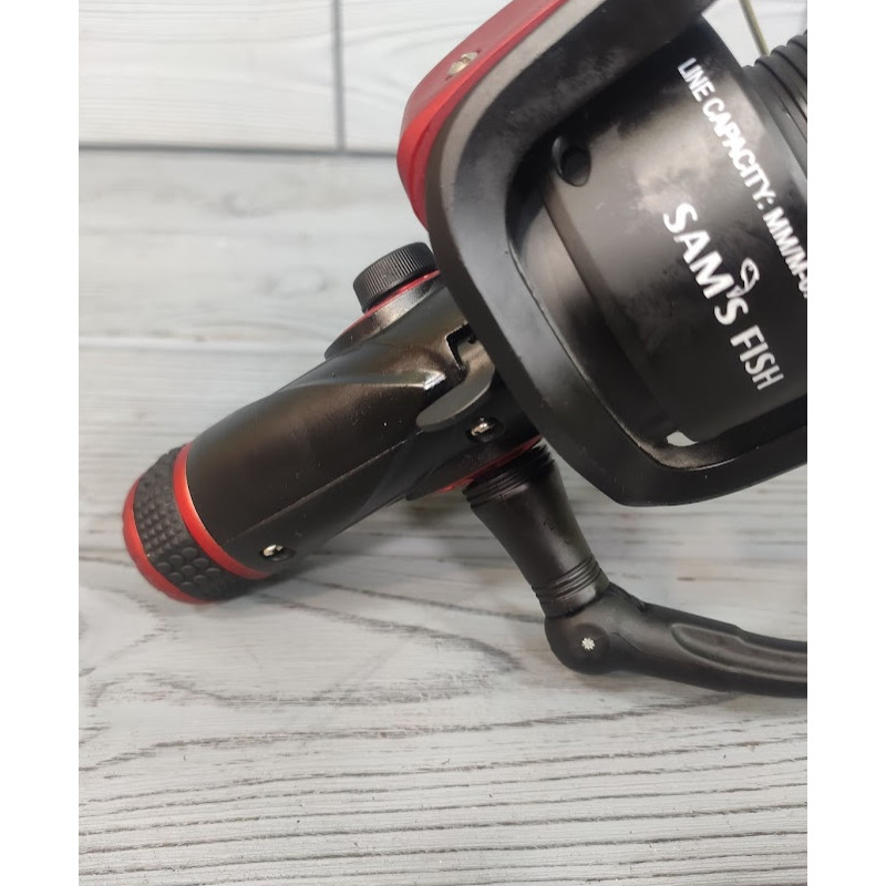 Котушка рибальська з бейтраннером Sams Fish 3bb 6000 графітова шпуля MMS-SF24005-6