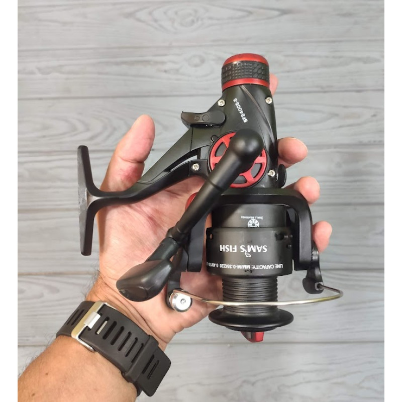 Котушка рибальська з бейтраннером Sams Fish 3bb 5000 графітова шпуля MMS-SF24005-5