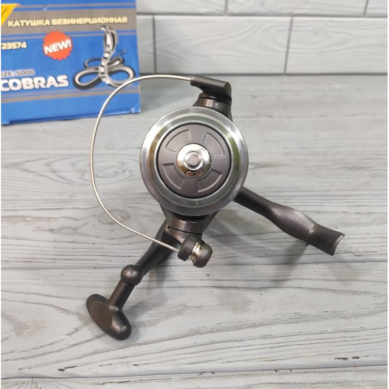 Котушка рибальська металева шпуля з додатковою графітовою шпулею Cobra NEW 5000 3BB FF23574