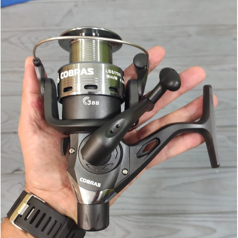 Котушка рибальська металева шпуля з додатковою графітовою шпулею Cobra NEW 5000 3BB FF23574