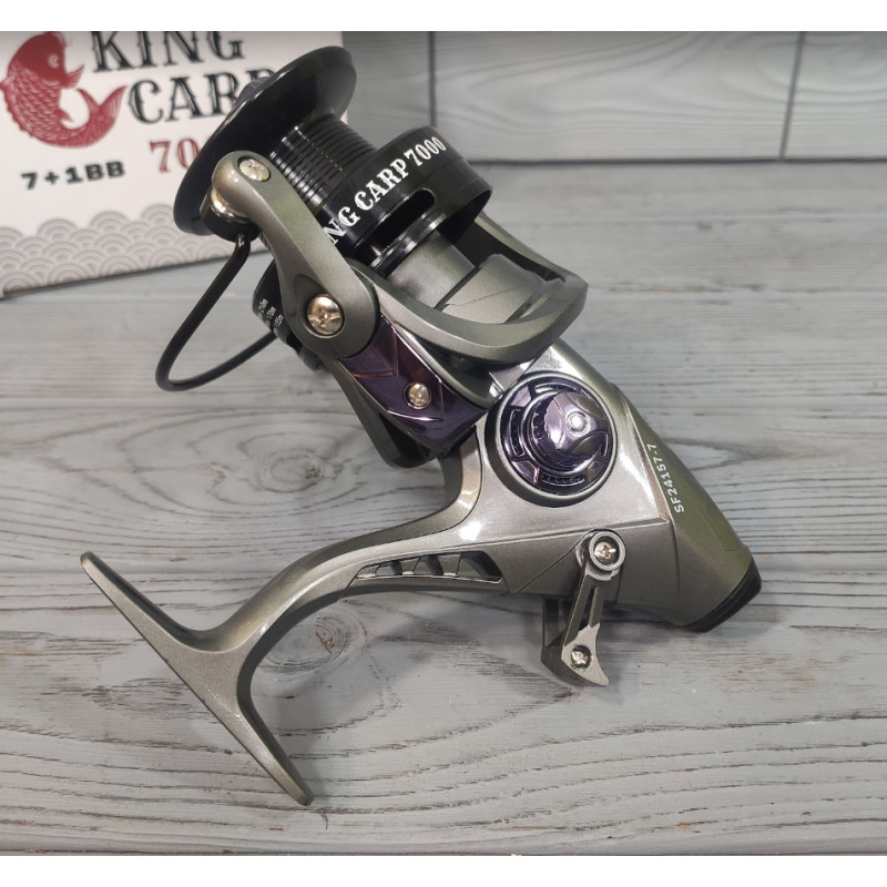 Котушка рибальська з бейтраннером для коропового лову Sams Fish King Carp 7000 (7+1bb) SF24157-7