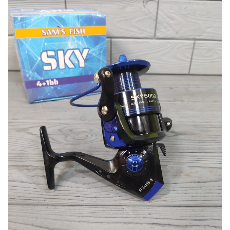 Котушка рибальська Sams Fish "Sky" 6000 4+1BB SF24156-6