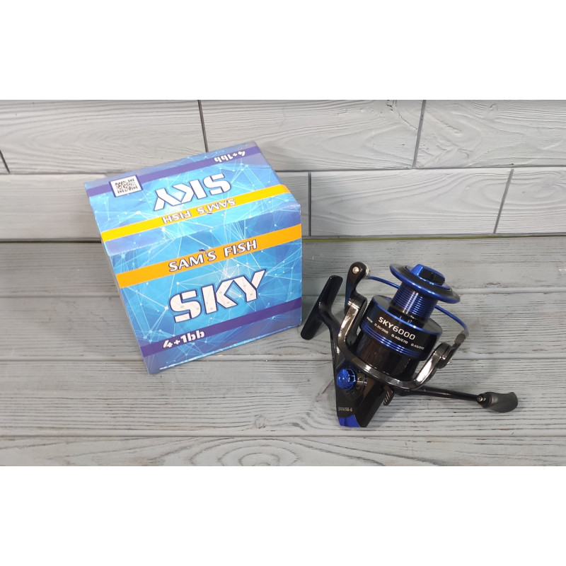 Котушка рибальська Sams Fish "Sky" 6000 4+1BB SF24156-6