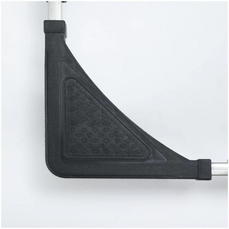 Розсувна підставка для великої побутової техніки на колесах із нержавіючої сталі до 130кг 56х56см LY-110 Black