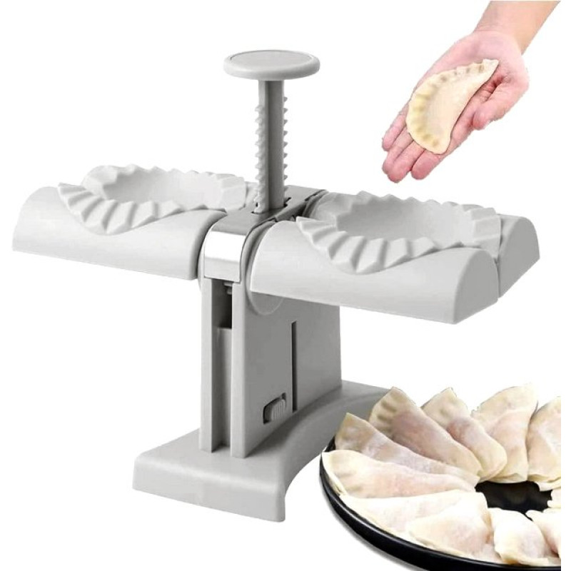 Машинка для ліплення вареників та пельменів ручна автоматична форма MA-92 Білий