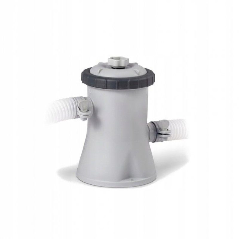 Каркасний басейн сімейний Intex 28242 457x122см 16805л з фільтр-насосом 3785л/год, сходами, тентом та підстилкою Синій