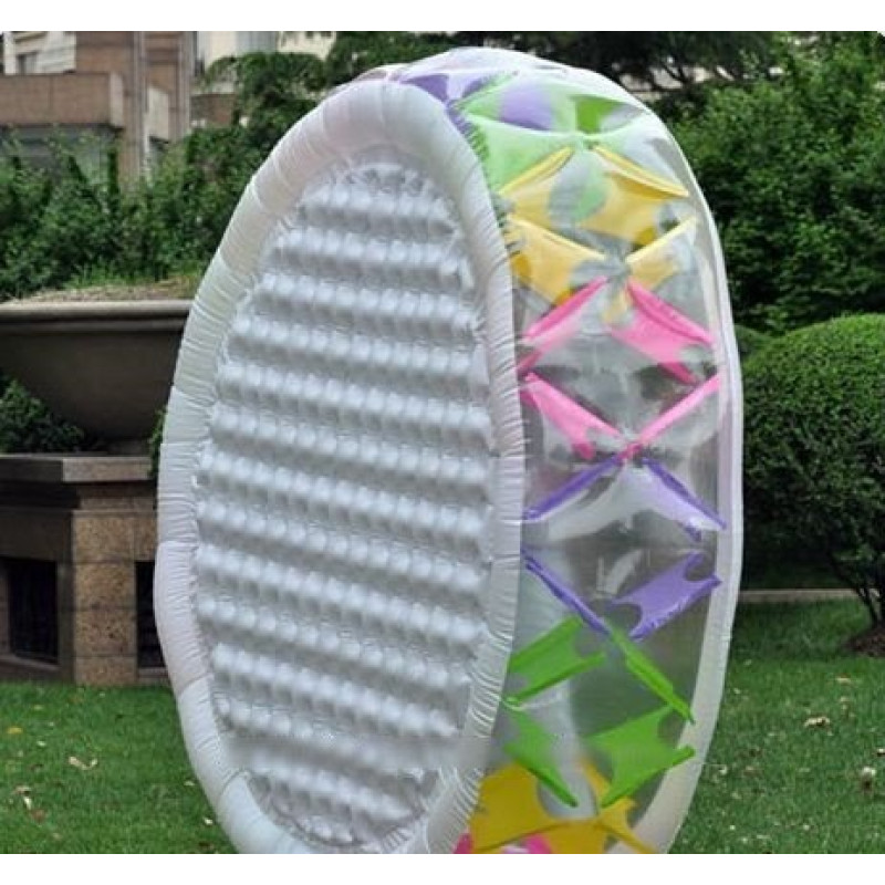 Надувний басейн дитячий від 6 років Intex 56494 Колесо 229х57см 772л Різнокольоровий