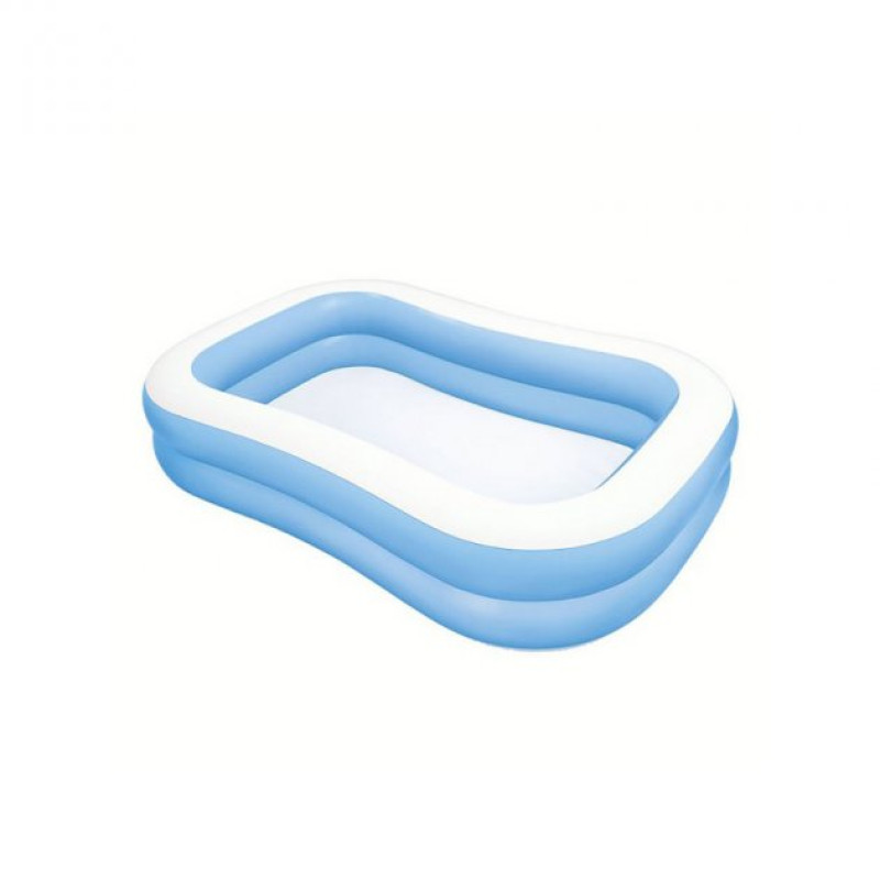Надувний басейн Intex 57180 Сімейний від 3 років 203х152х48см 540л 2 камери Синій