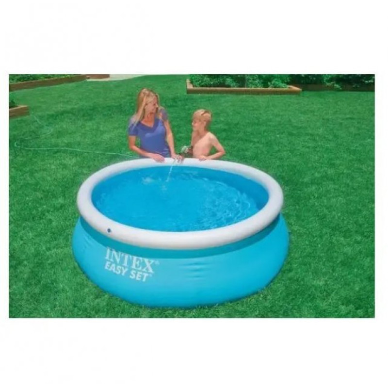 Надувний басейн наливний дитячий від 6 років Intex 28101 183х51см 886л Блакитний