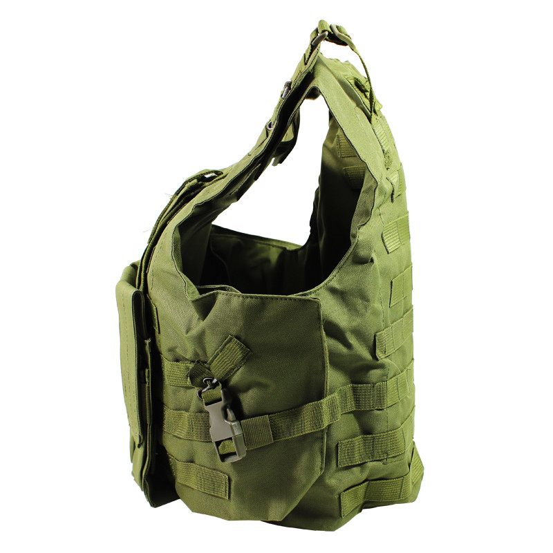 Розвантажувальний жилет тактичний з водовідштовхувальним просоченням AOKALI Outdoor А56 система Molle Зелений