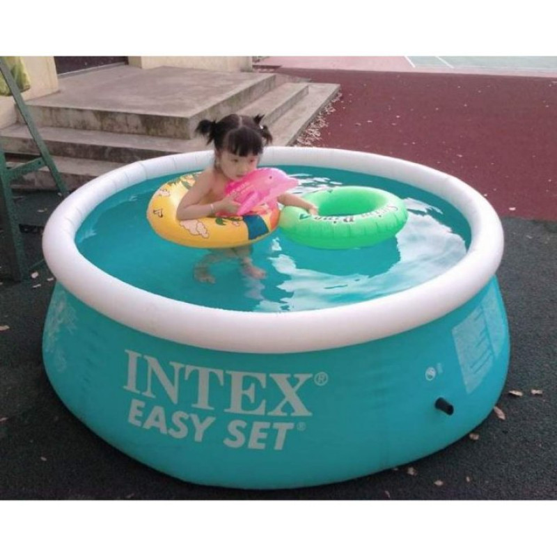 Надувний басейн наливний дитячий від 6 років Intex 28101 183х51см 886л Блакитний