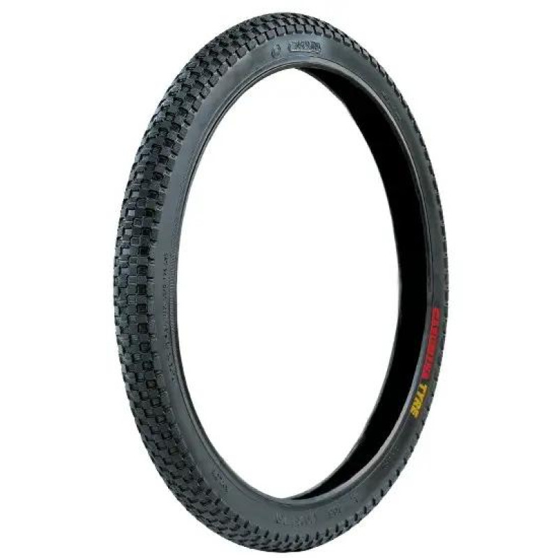 Покришка велосипедна для складних та дитячих велосипедів з протектором гума Casumina CA343А 20х2.125 Чорний