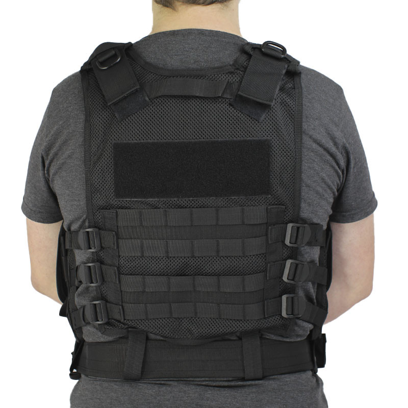 Жилет тактичний чоловічий AOKALI Outdoor A60 система Molle Чорний