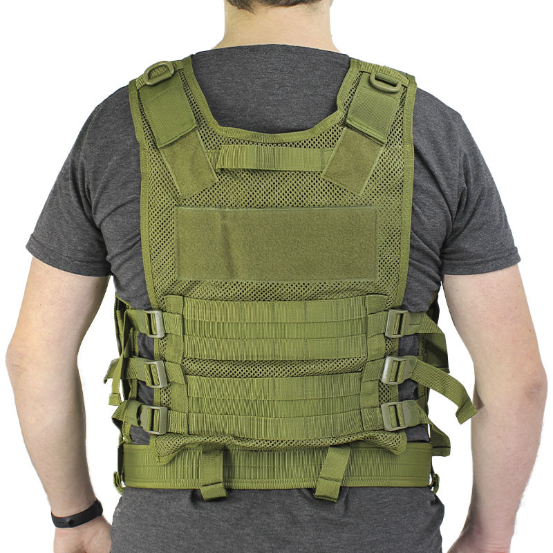 Жилет тактичний чоловічий AOKALI Outdoor A60 система Molle Зелений