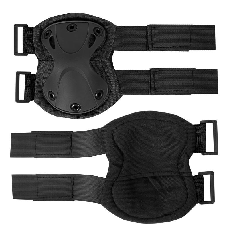 Комплект защиты тактический наколенники и налокотники EVA + TPU Tactic Protection F001 Черный